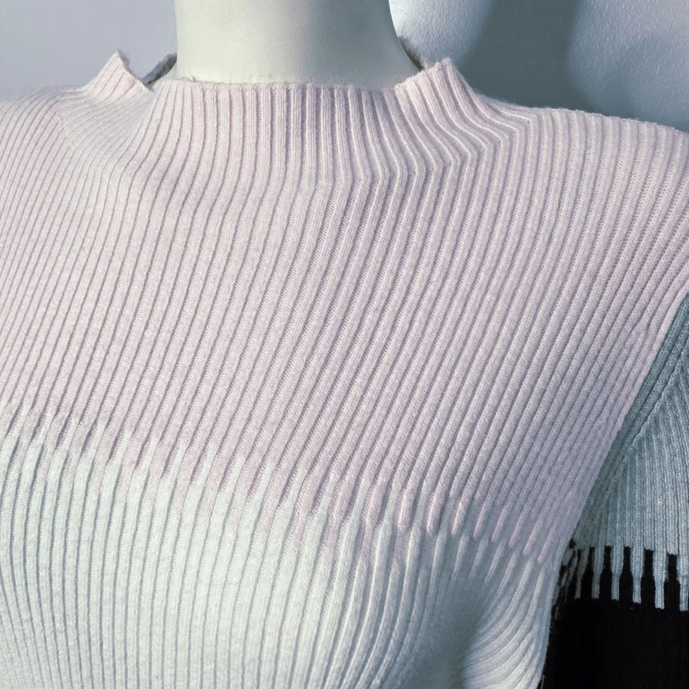 French Connection Multicolor Ribbed Sweater - Picture 2 of 8